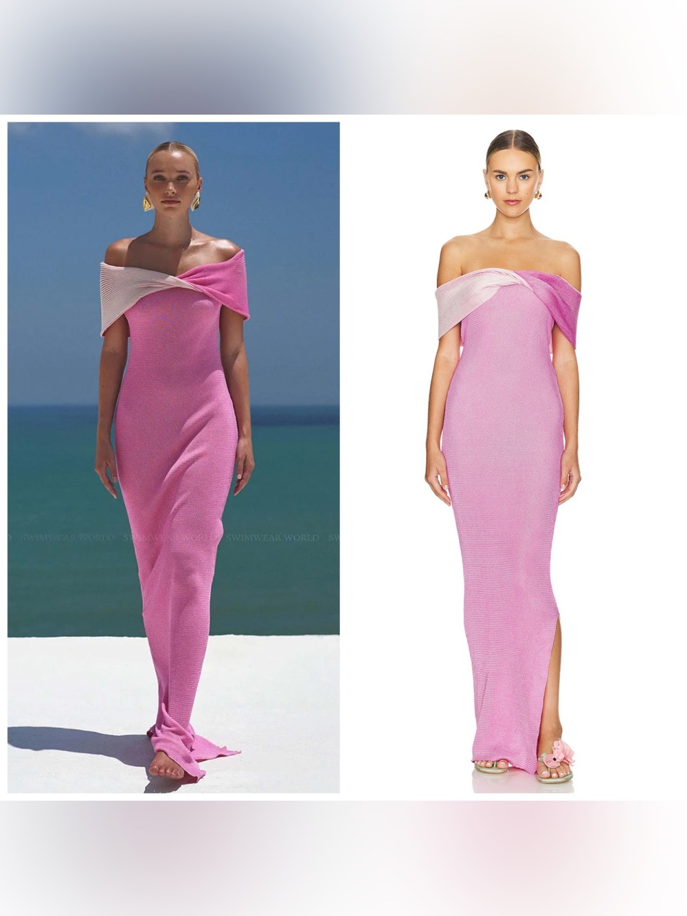 Baobab Candy Dress Maxi Pink Rambutan Small